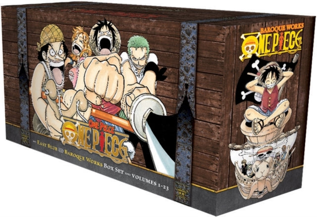 One Piece Box Set 1: East Blue and Baroque Works : Volumes 1-23 with Premium Volume 1